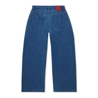 Kickers Classic Wide Leg Jean blå för vuxna kvinnor