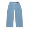Kickers Classic Wide Leg Jean blå för vuxna kvinnor Kickers Classic Wide Leg Jean blå för vuxna kvinnor