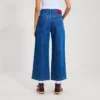 Kickers Classic Wide Leg Jean blå för vuxna kvinnor Kickers Classic Wide Leg Jean blå för vuxna kvinnor