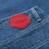 Kickers Classic Wide Leg Jean blå för vuxna kvinnor Kickers Classic Wide Leg Jean blå för vuxna kvinnor