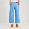 Kickers Classic Wide Leg Jean blå för vuxna kvinnor Kickers Classic Wide Leg Jean blå för vuxna kvinnor