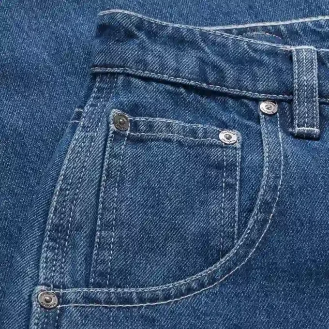 Kickers Classic Wide Leg Jean blå för vuxna kvinnor Kickers Classic Wide Leg Jean blå för vuxna kvinnor