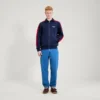 Kickers Classic Zip Through Knit Navy för vuxna män