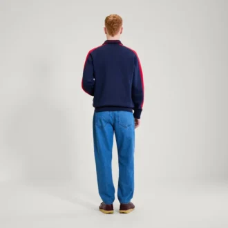 Kickers Classic Zip Through Knit Navy för vuxna män