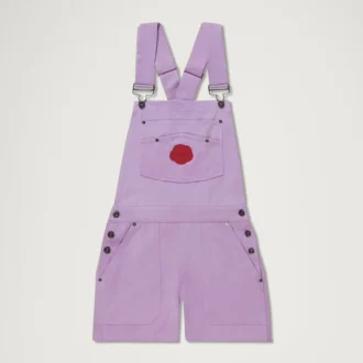 Kickers Classics Dungaree Short Purple för vuxna kvinnor Kickers Classics Dungaree Short Purple för vuxna kvinnor