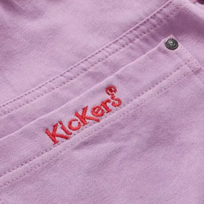 Kickers Classics Dungaree Short Purple för vuxna kvinnor