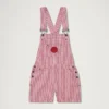 Kickers Classics Dungaree Short Red för vuxna kvinnor