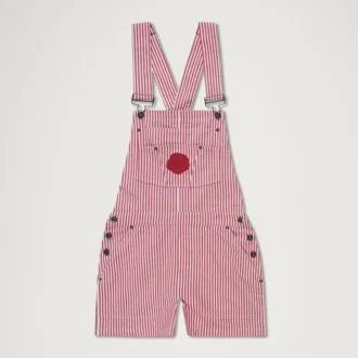 Kickers Classics Dungaree Short Red för vuxna kvinnor Kickers Classics Dungaree Short Red för vuxna kvinnor