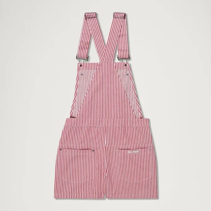 Kickers Classics Dungaree Short Red för vuxna kvinnor
