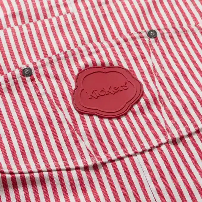Kickers Classics Dungaree Short Red för vuxna kvinnor