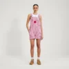 Kickers Classics Dungaree Short Red för vuxna kvinnor