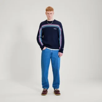 Kickers Crew Knit Navy för vuxna män