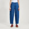 Kickers klassiska jeans med runda ben för vuxna kvinnor, blå