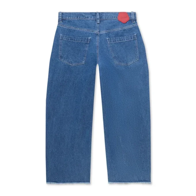 Kickers klassiska jeans med runda ben för vuxna kvinnor, blå