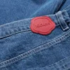 Kickers klassiska jeans med runda ben för vuxna kvinnor, blå