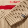 Kickers Zip Through Knit White för vuxna kvinnor