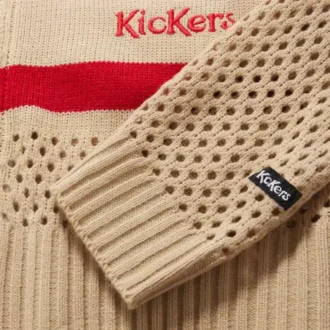 Kickers Zip Through Knit White för vuxna kvinnor Kickers Zip Through Knit White för vuxna kvinnor