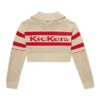 Kickers Zip Through Knit White för vuxna kvinnor