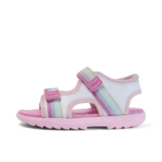 Kickster-sandal för flickor, vit