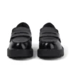 Kori Loafer Croc i svart läder för vuxna kvinnor Kori Loafer Croc i svart läder för vuxna kvinnor
