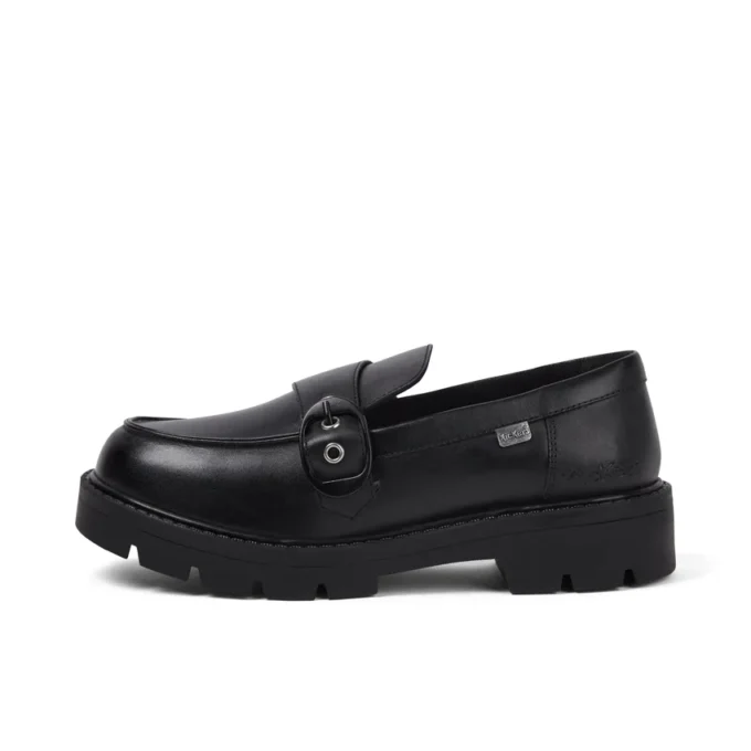 Kori Monk Strap i läder, svart, dam Kori Monk Strap i läder, svart, dam