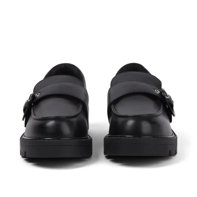 Kori Monk Strap i läder, svart, dam Kori Monk Strap i läder, svart, dam