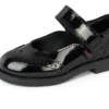 Lachly Mj Brogue lackläder svart för små flickor