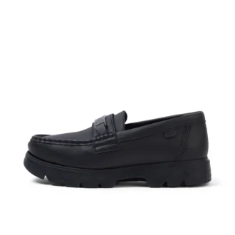 Lennon Loafer i läder, svart, unisex för vuxna