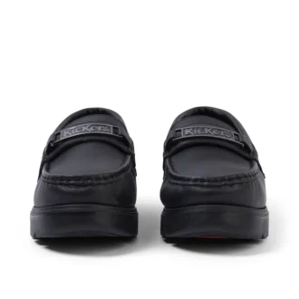 Lennon Loafer i läder, svart, unisex för vuxna