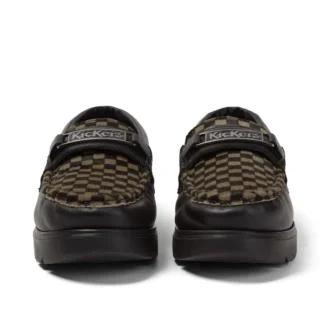 Lennon Loafer i läder, svart, unisex för vuxna