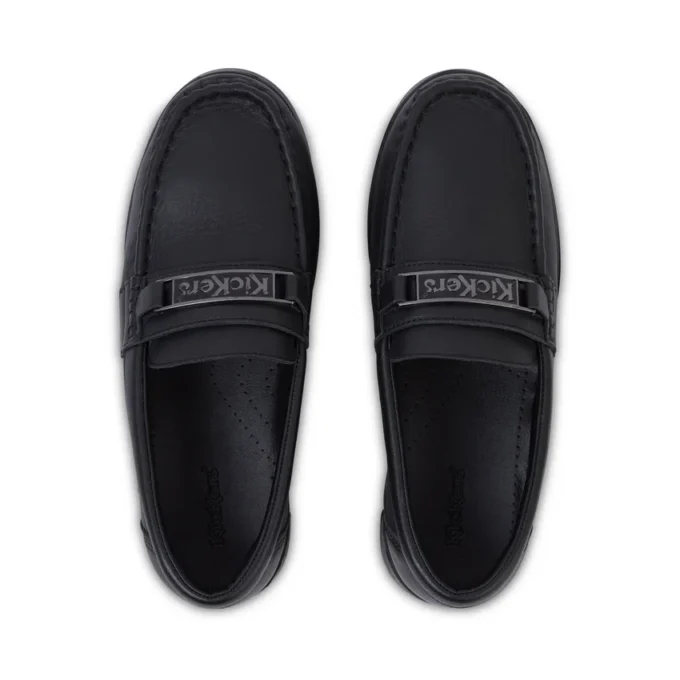 Lennon Loafer i läder, svart, unisex för vuxna Lennon Loafer i läder, svart, unisex för vuxna