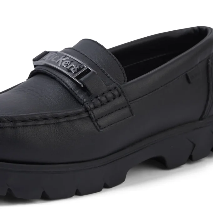 Lennon Loafer i läder, svart, unisex för vuxna Lennon Loafer i läder, svart, unisex för vuxna