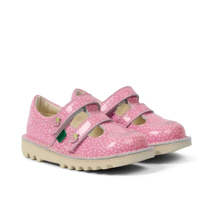 Spädbarn Unisex Kick T-Bar Fruit Lackläder Rosa Spädbarn Unisex Kick T-Bar Fruit Lackläder Rosa