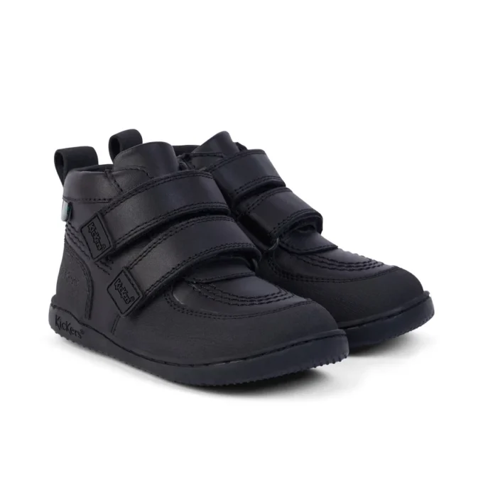Spädbarn Unisex Playflex Hi Vel Läder Svart Spädbarn Unisex Playflex Hi Vel Läder Svart