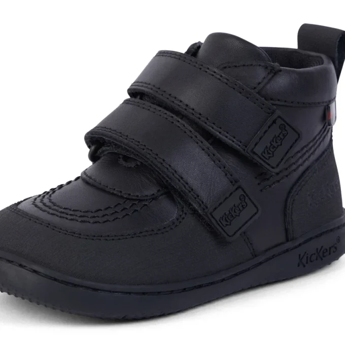 Spädbarn Unisex Playflex Hi Vel Läder Svart Spädbarn Unisex Playflex Hi Vel Läder Svart