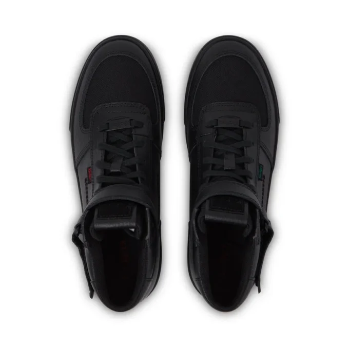 Tovni Hi Mix Mesh Text Boots Black för vuxna män