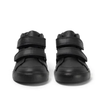 Tovni Hi Vel i läderalternativ, svart, unisex för småbarn