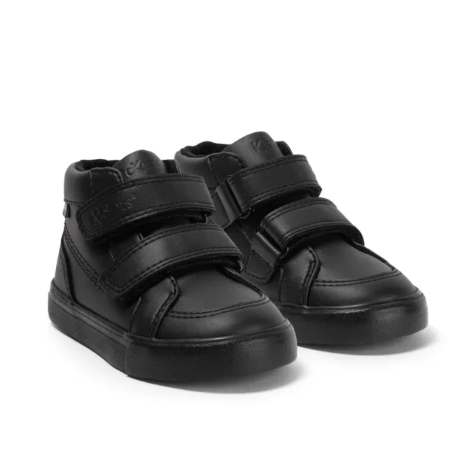 Tovni Hi Vel i läderalternativ, svart, unisex för småbarn Tovni Hi Vel i läderalternativ, svart, unisex för småbarn