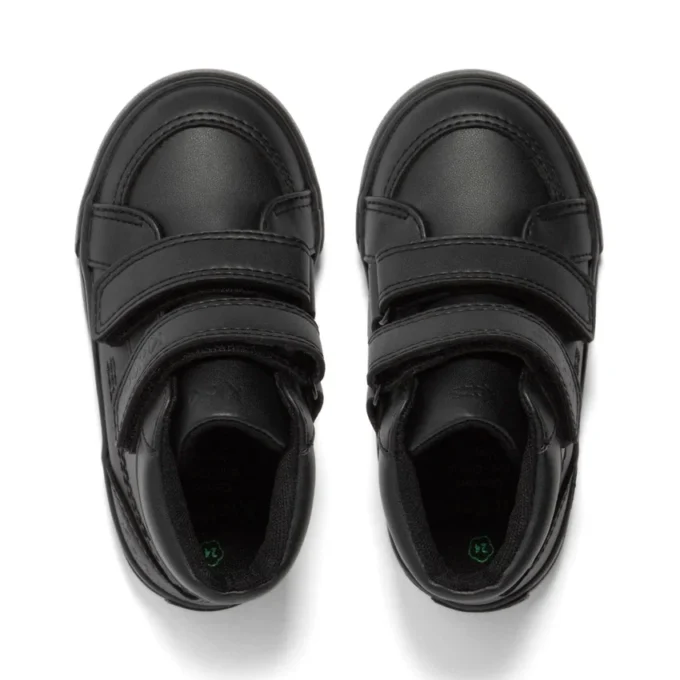 Tovni Hi Vel i läderalternativ, svart, unisex för småbarn Tovni Hi Vel i läderalternativ, svart, unisex för småbarn