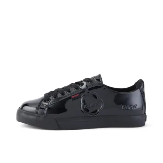 Tovni Lacer i lackläder för vuxna kvinnor, svart