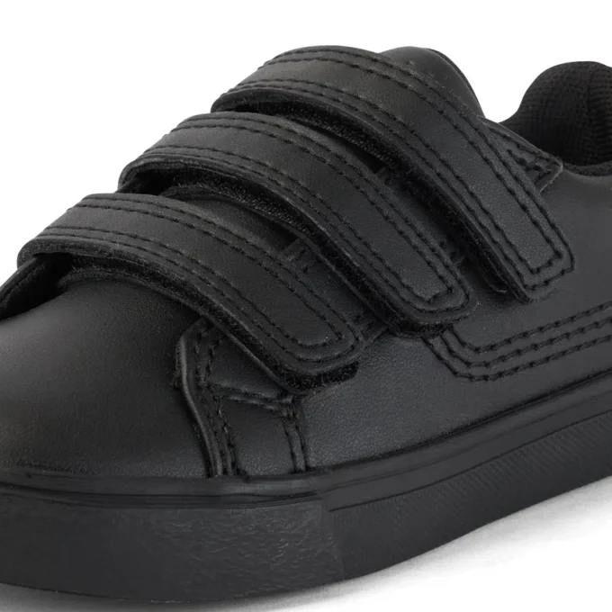 Tovni Trip i läderalternativ, svart, unisex för spädbarn Tovni Trip i läderalternativ, svart, unisex för spädbarn