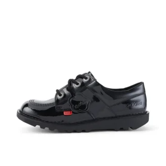 Ungdom Unisex Kick Lo Lackläder Svart