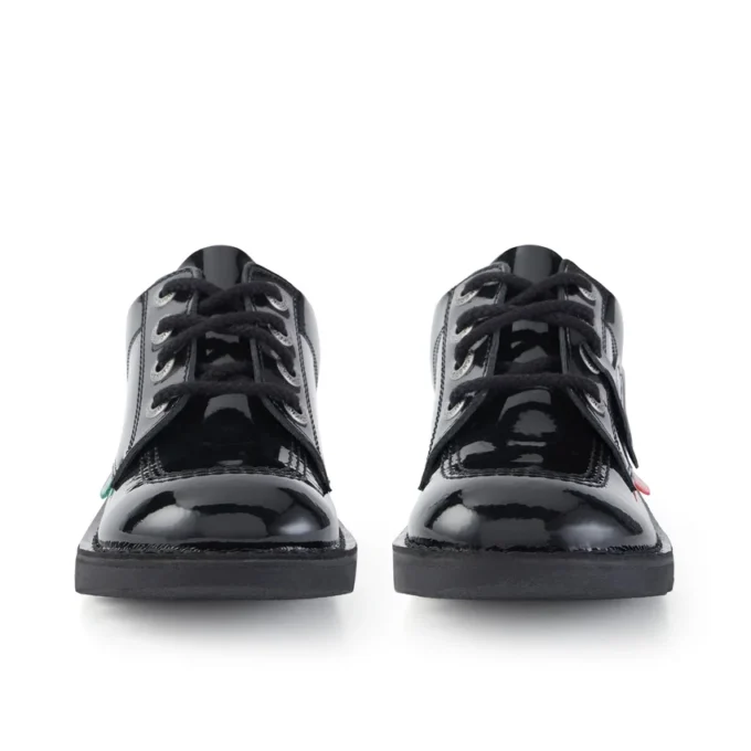 Ungdom Unisex Kick Lo Lackläder Svart