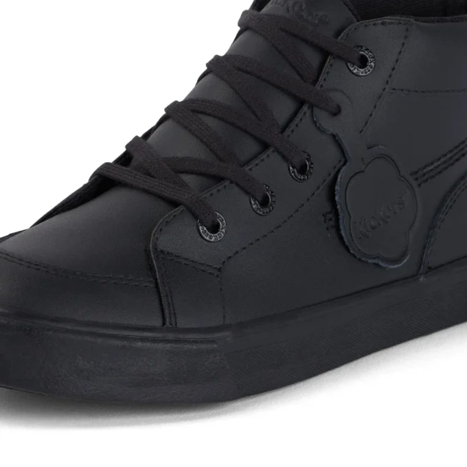 Ungdom Unisex Tovni Hi Läder Svart