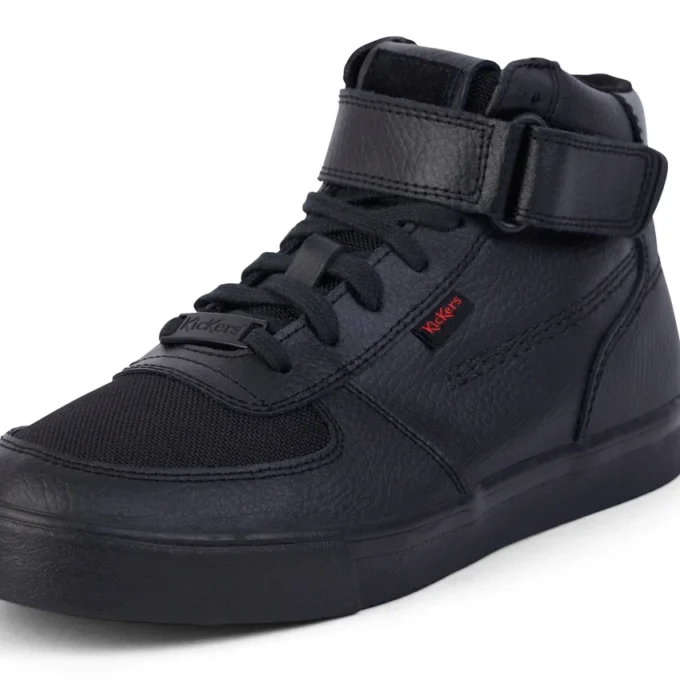 Ungdom Unisex Tovni Hi Mix Mesh Läder Svart