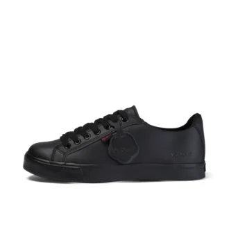 Ungdom Unisex Tovni Lacer Läder Svart