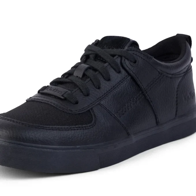 Ungdom Unisex Tovni Lo Mix Mesh Läder Svart