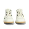 Unisex Kick Hi Zip för spädbarn, läderalternativ, vit