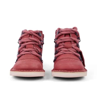 Unisex-kängor för spädbarn Kick Hi Explore i rosa läder