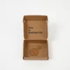 Unisex läderblomma, beige Unisex läderblomma, beige